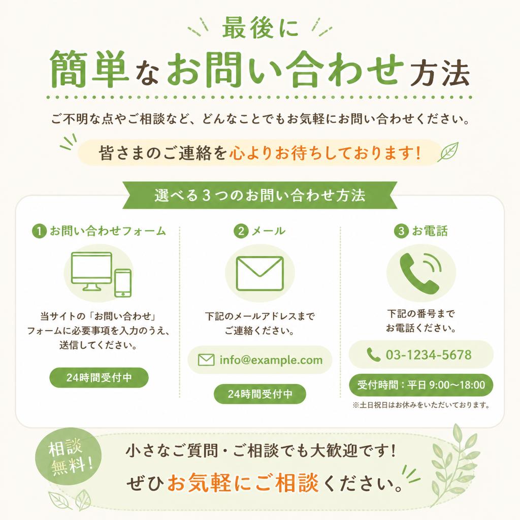 お問い合わせ