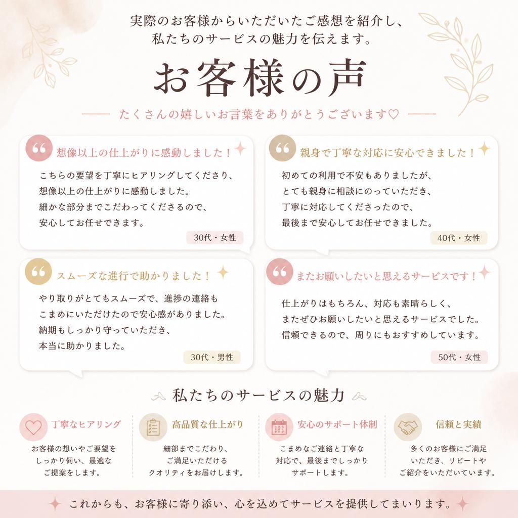 お客様の声
