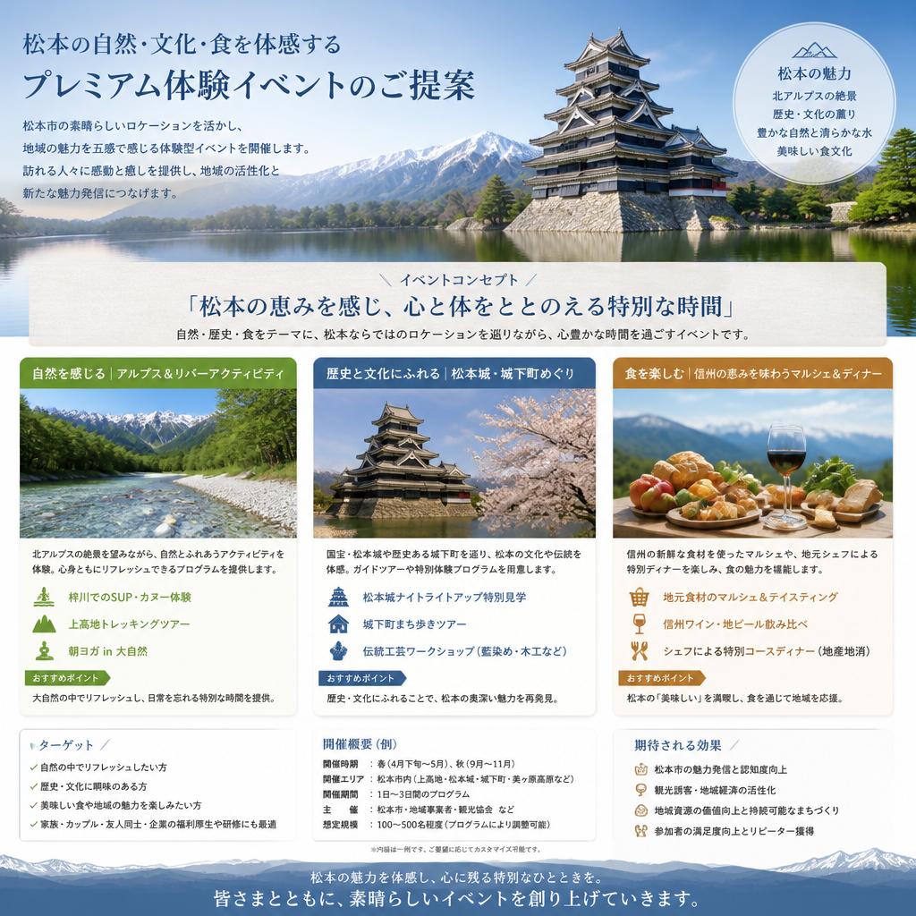 イベントのポテンシャルを最大限に