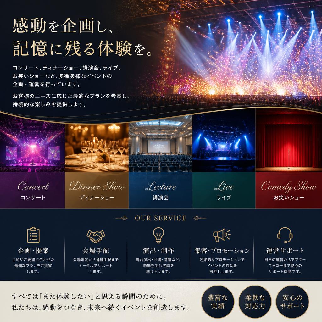 多彩なイベントのご提案