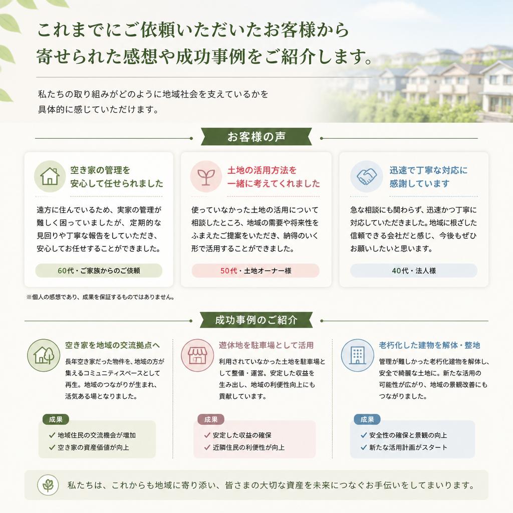 お客様の声